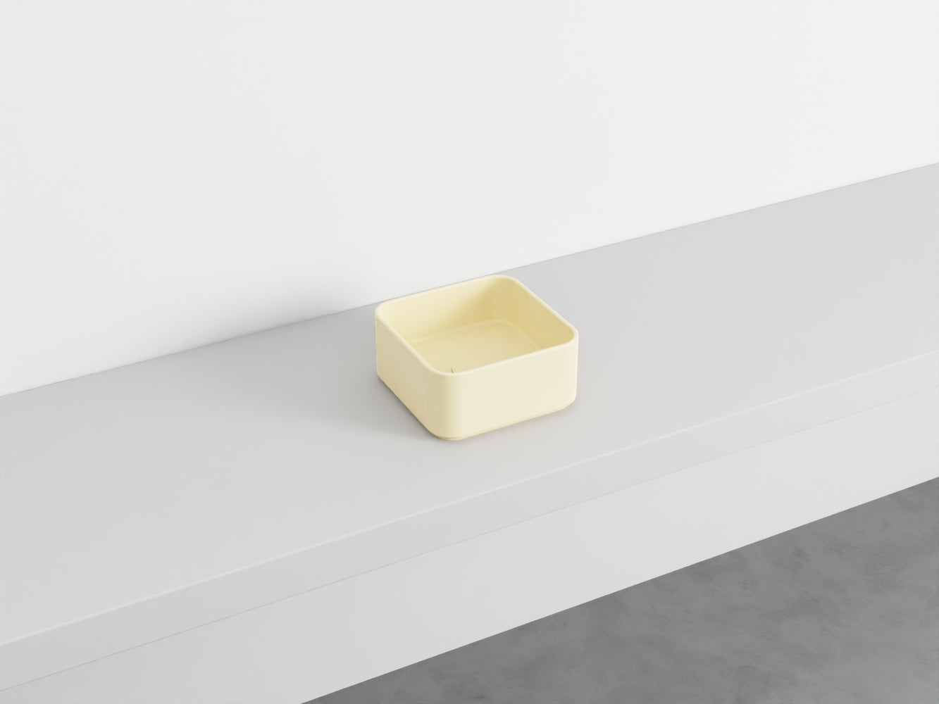 # LAVABO QUADRATO da APPOGGIO MINIMO - CIELO lavandino in ceramica per bagno