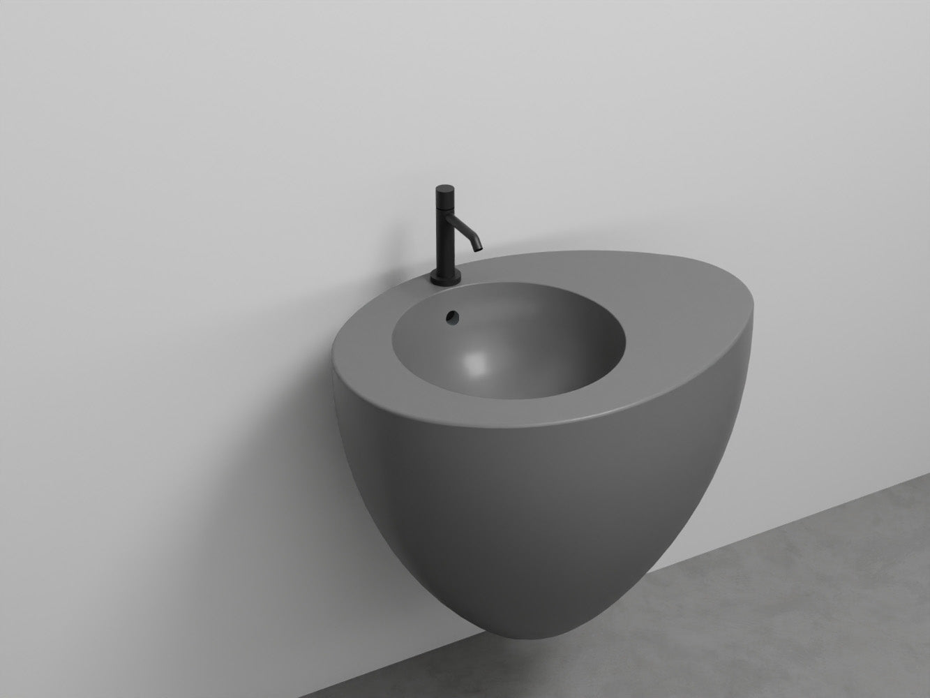 # LAVABO SOSPESO CON TROPPOPIENO LE GIARE 70Cm - CIELO sanitari per bagno in ceramica di alta qualità Made in Italy