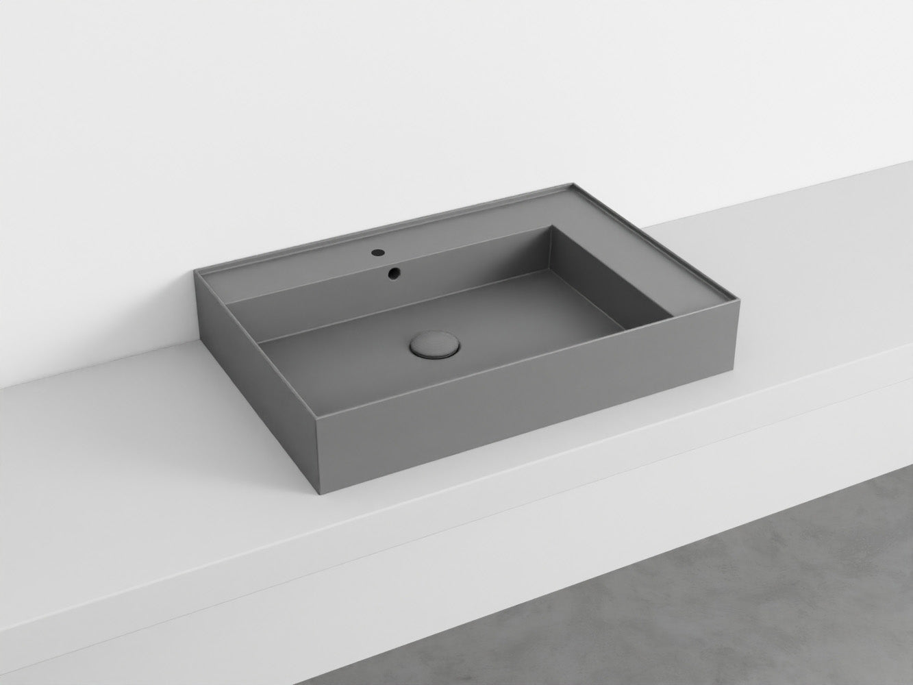 # LAVABO RETTANGOLARE da APPOGGIO 70 ENJOY - CIELO lavandino da appoggio per bagno