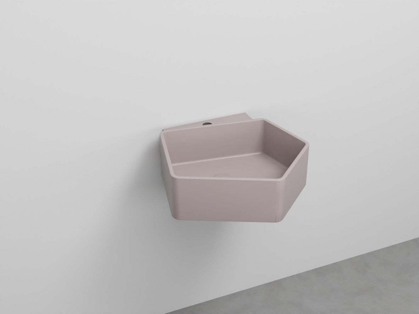 # LAVABO SOSPESO KANTO MONOFORO da 50cm - CIELO in ceramica compatto ed elegante per bagni moderni Made in Italy