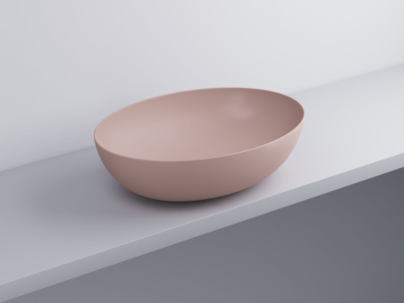 # BACINELLA DA APPOGGIO ECO da 62cm - CIELO proposta moderna e compatta per ambienti bagno dinamici e raffinati