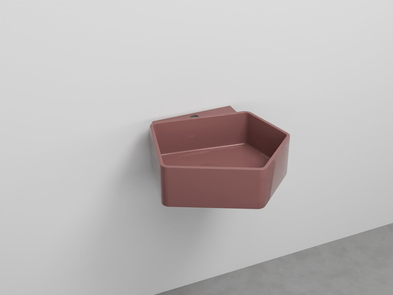 # LAVABO SOSPESO KANTO MONOFORO da 50cm - CIELO in ceramica compatto ed elegante per bagni moderni Made in Italy