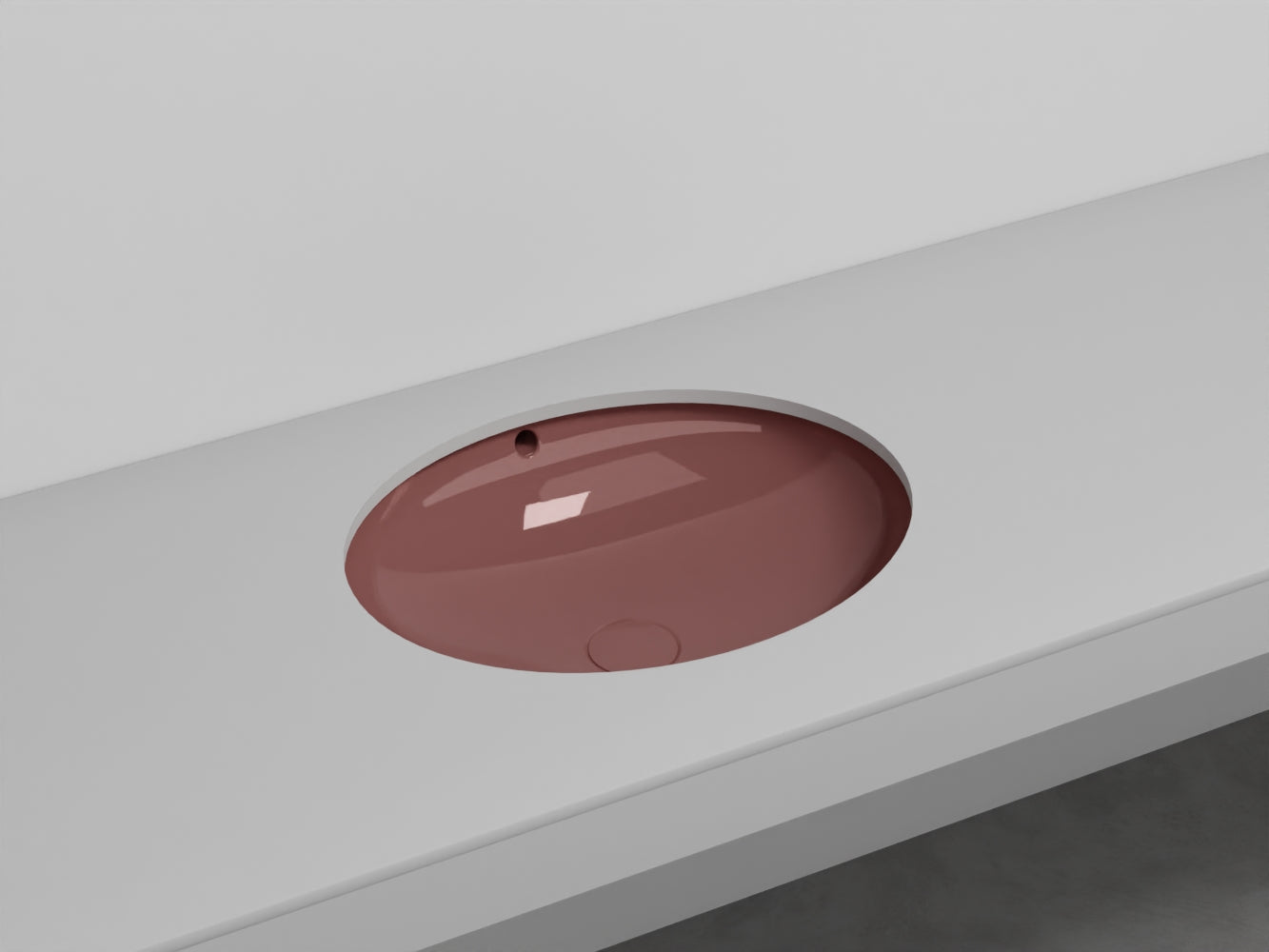 # LAVABO OVALE SOTTOPIANO ENJOY - CIELO lavandino sottopiano realizzato in finissima ceramica per bagno