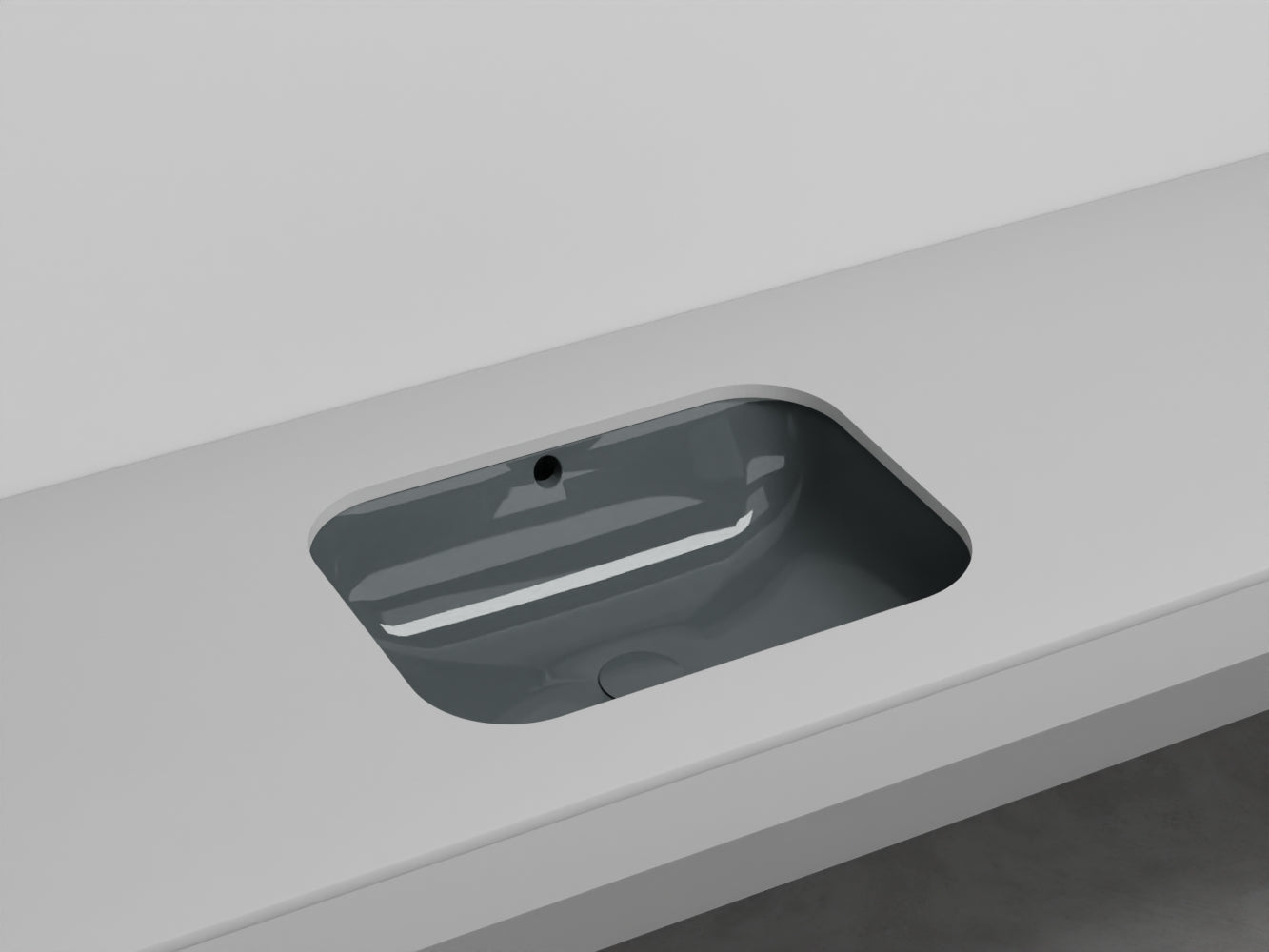 # LAVABO RETTANGOLARE SOTTOPIANO ENJOY - CIELO lavandino sottopiano resistente e duraturo per bagno