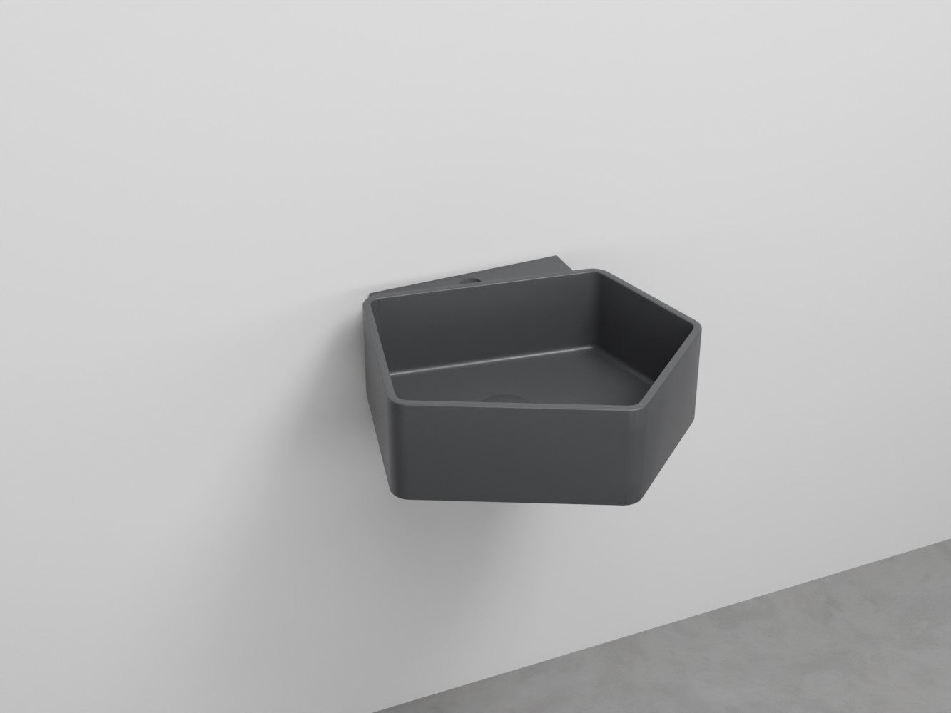 # LAVABO SOSPESO KANTO MONOFORO da 50cm - CIELO in ceramica compatto ed elegante per bagni moderni Made in Italy