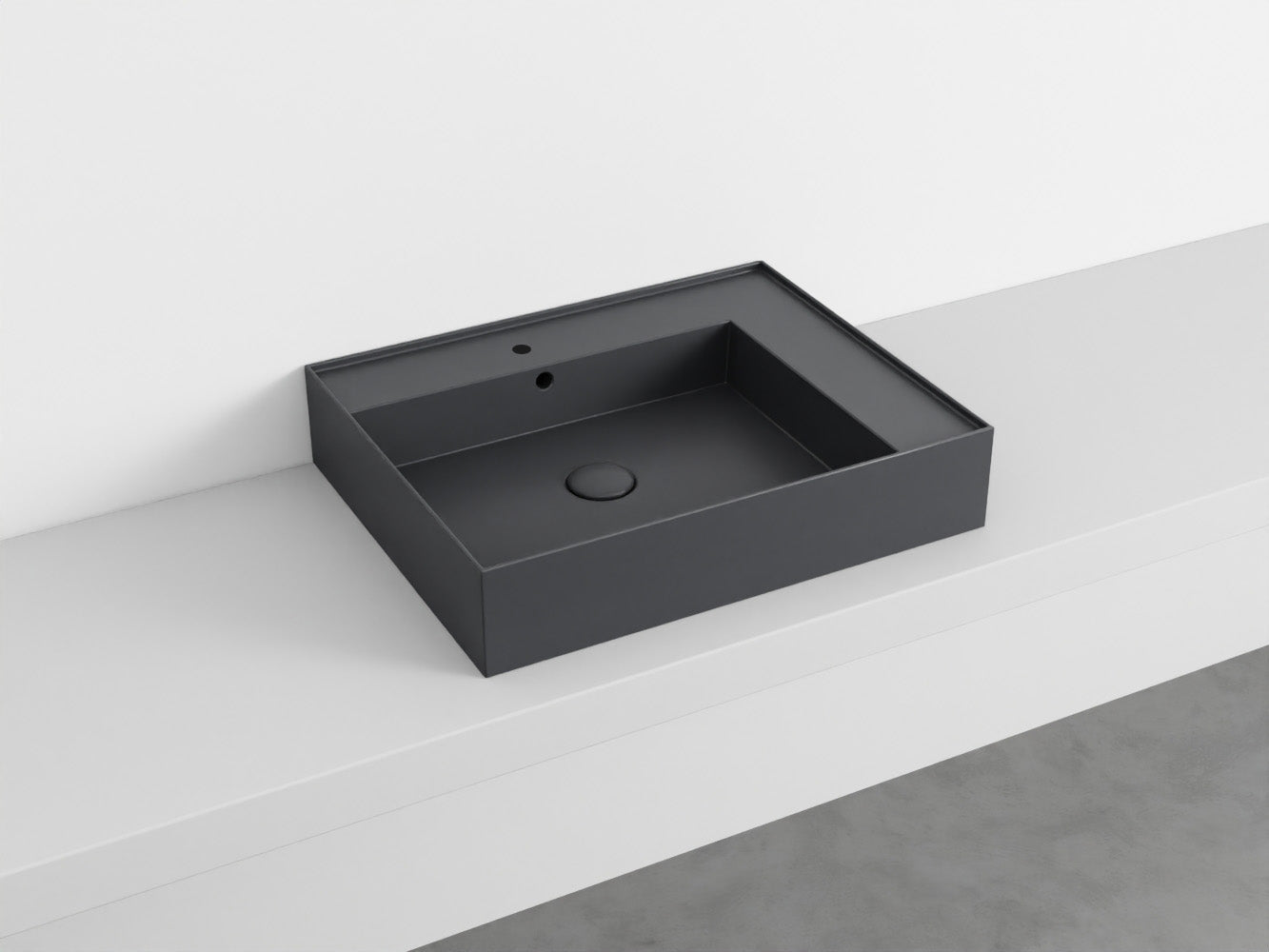 # LAVABO RETTANGOLARE da APPOGGIO 60 ENJOY - CIELO lavandino da appoggio per bagno