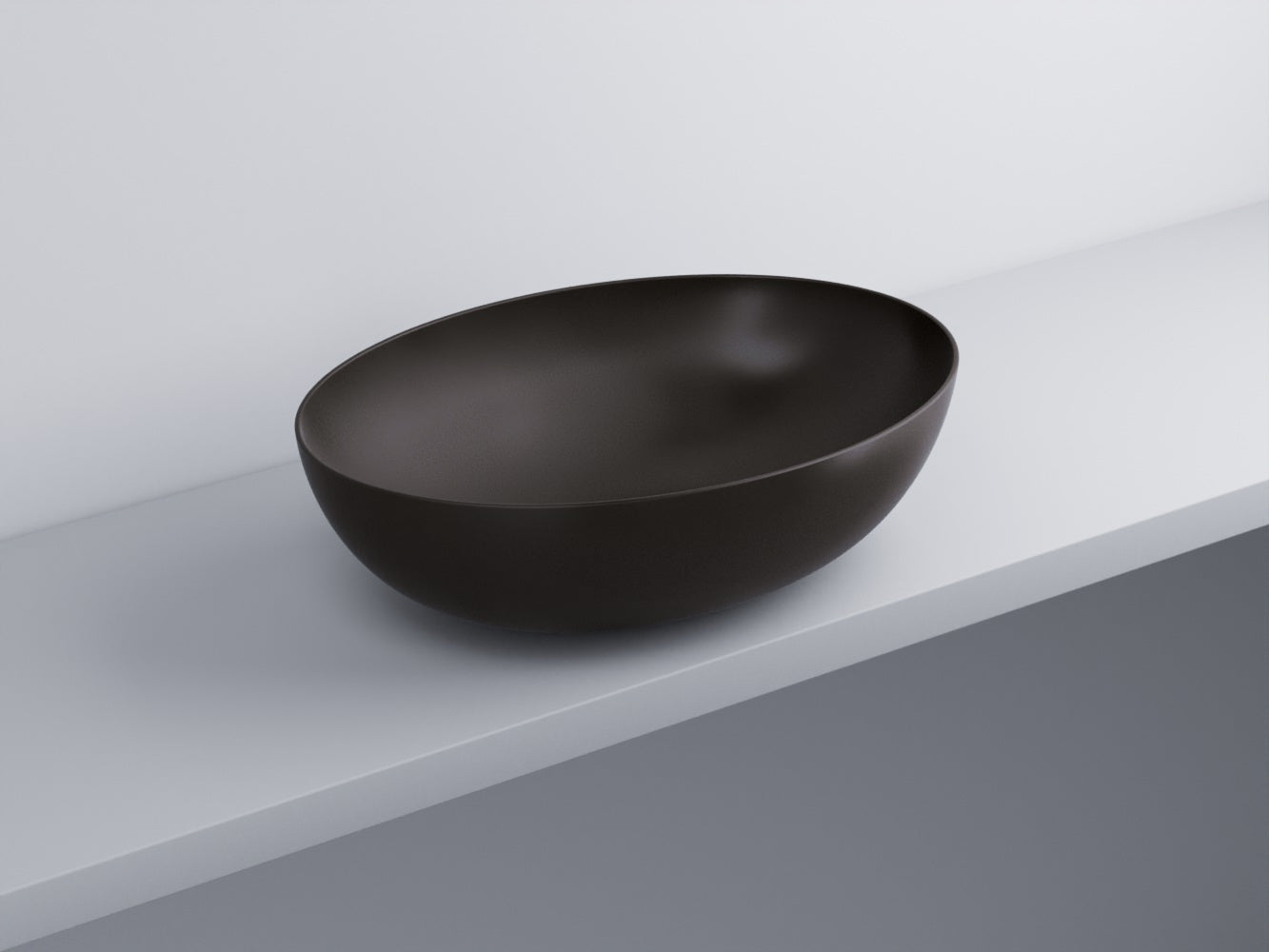 # BACINELLA DA APPOGGIO ECO da 62cm - CIELO proposta moderna e compatta per ambienti bagno dinamici e raffinati