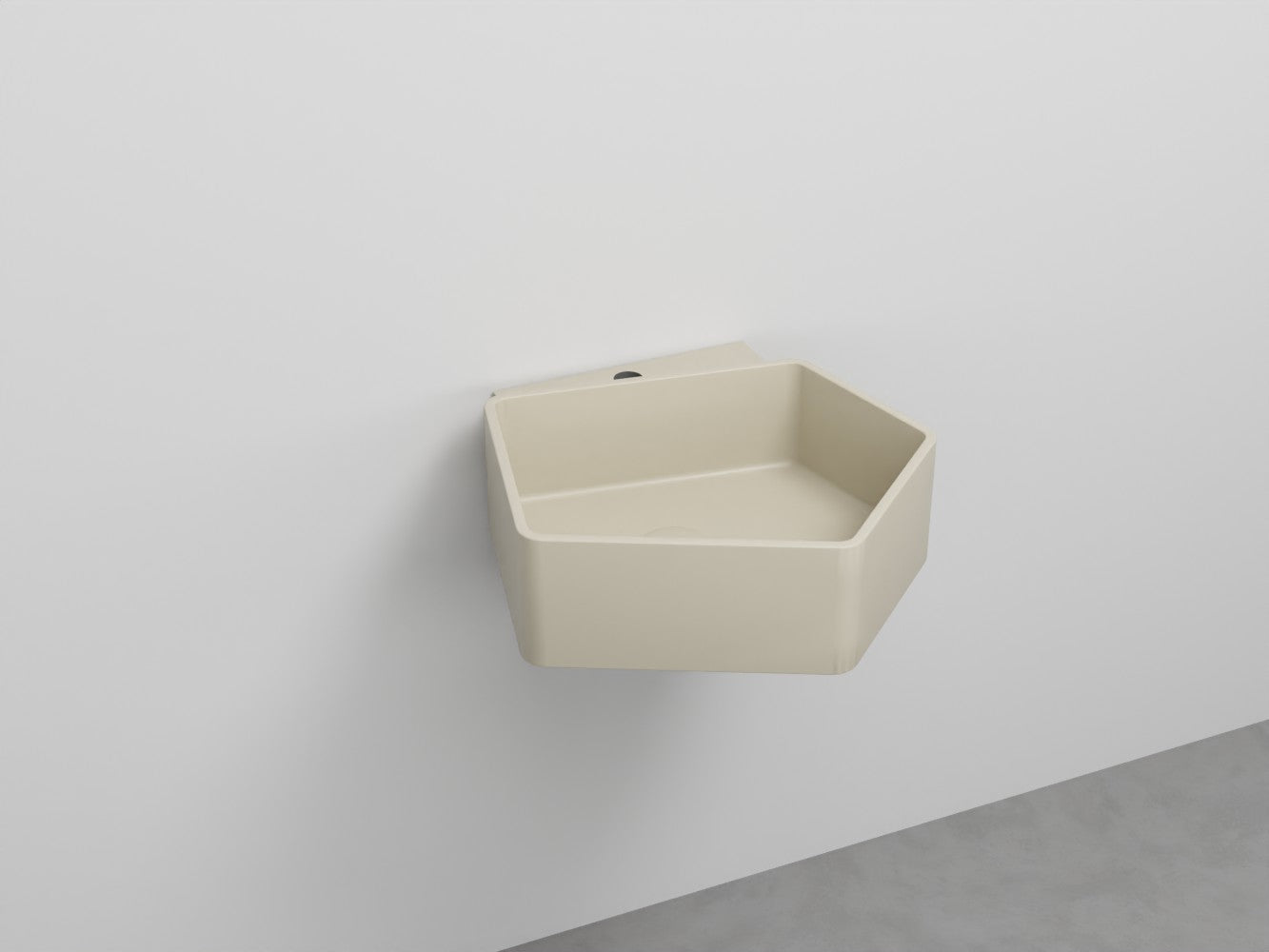 # LAVABO SOSPESO KANTO MONOFORO da 50cm - CIELO in ceramica compatto ed elegante per bagni moderni Made in Italy