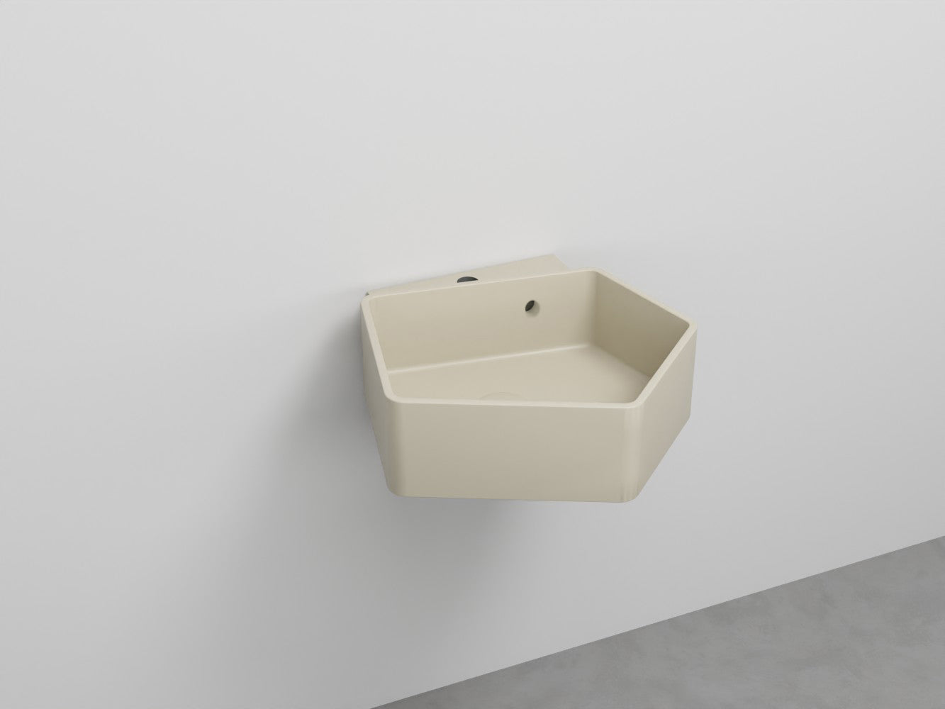 # LAVABO SOSPESO KANTO con TROPPOPIENO da 50cm - CIELO in ceramica compatto ed elegante per bagni moderni Made in Italy