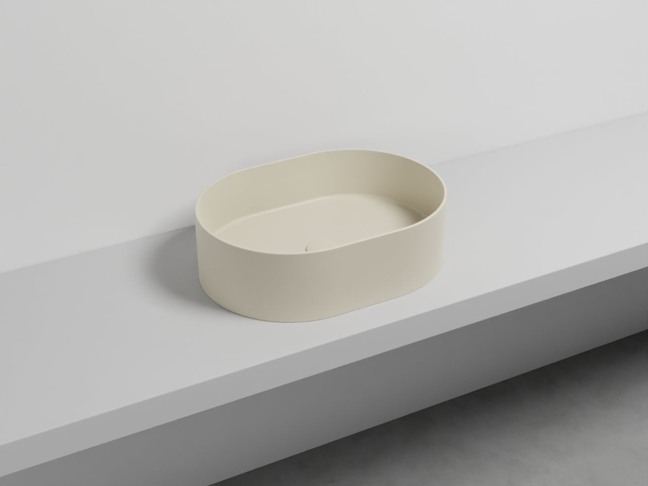 # LAVABO OVALE DA APPOGGIO THEO - CIELO in ceramica di alta qualità made in Italy per il tuo bagno