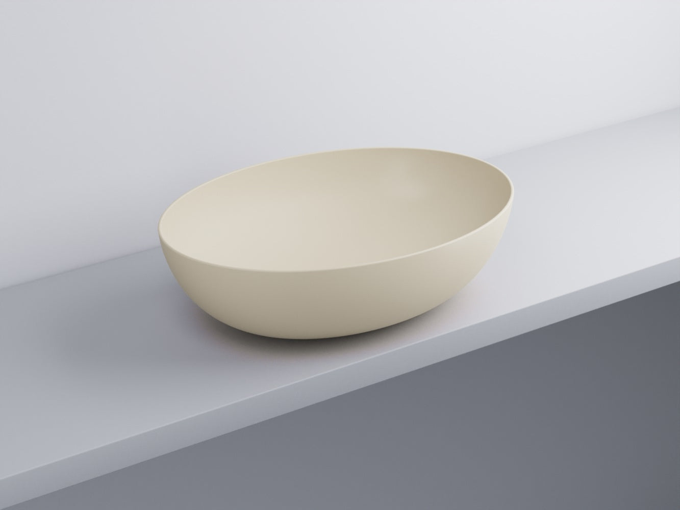 # BACINELLA DA APPOGGIO ECO da 62cm - CIELO proposta moderna e compatta per ambienti bagno dinamici e raffinati