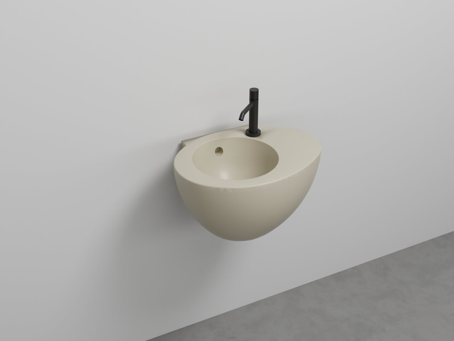 # LAVABO SOSPESO CON TROPPOPIENO LE GIARE 56Cm - CIELO sanitari per bagno in ceramica di alta qualità Made in Italy