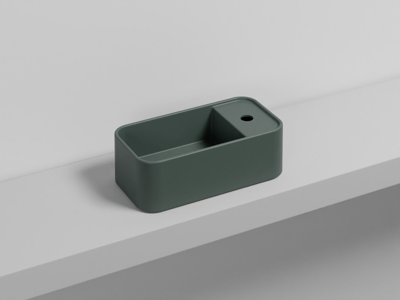 # LES PETITES RETTANGOLARE MONOFORO - CIELO lavandino compatto per bagno stretto