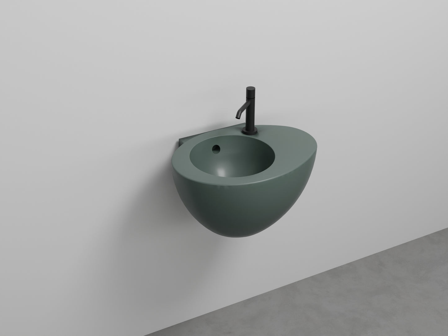 # LAVABO SOSPESO CON TROPPOPIENO LE GIARE 56Cm - CIELO sanitari per bagno in ceramica di alta qualità Made in Italy