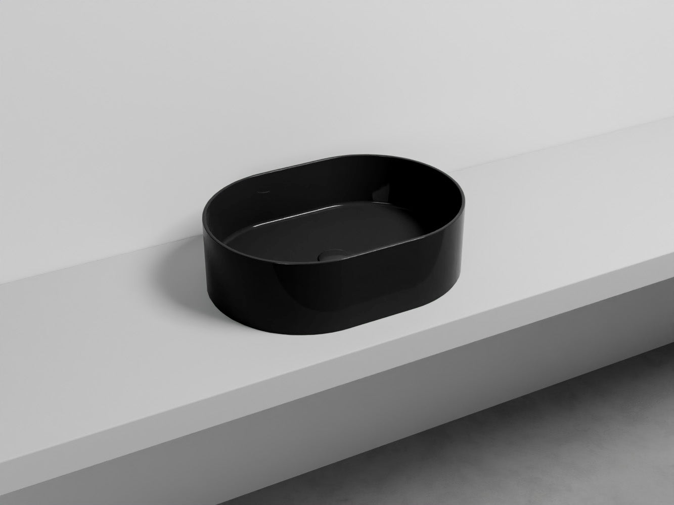 # LAVABO OVALE DA APPOGGIO THEO - CIELO in ceramica di alta qualità made in Italy per il tuo bagno
