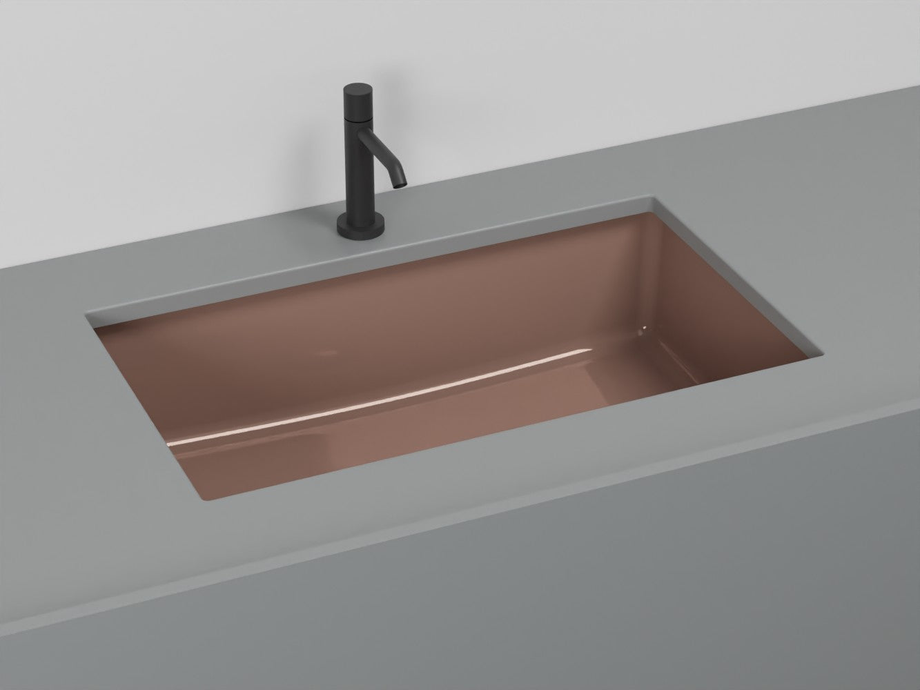 # LAVABO SOTTOPIANO FILO - CIELO lavandino in ceramica dall'installazione sottopiano Made in Italy