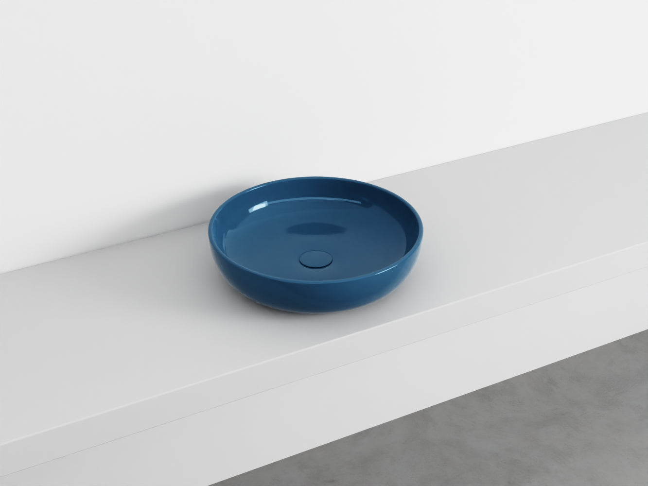 # LAVABO da APPOGGIO SHUI Ø45 - CIELO bacinella in ceramica per bagno moderno