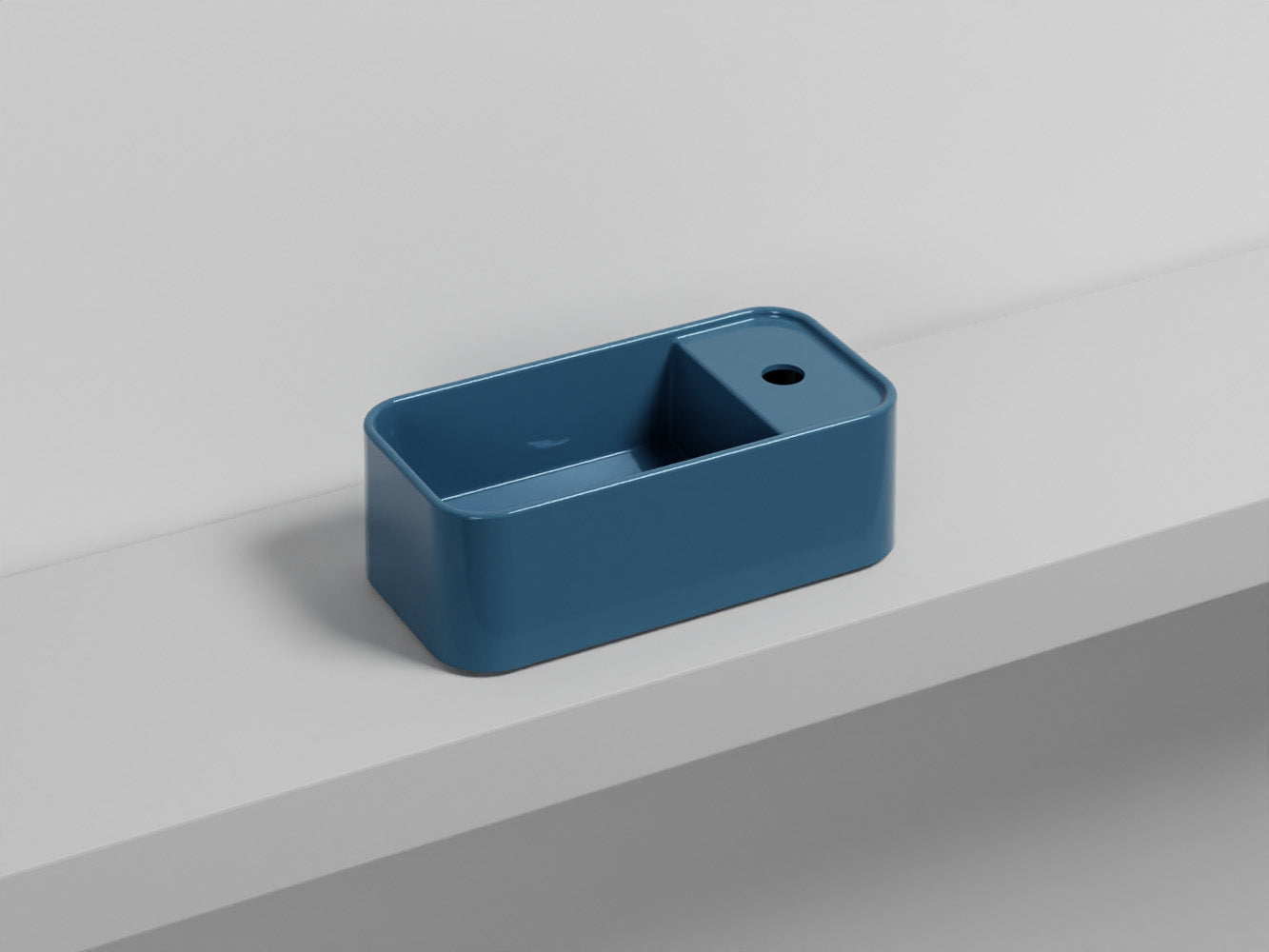 # LES PETITES RETTANGOLARE MONOFORO - CIELO lavandino compatto per bagno stretto