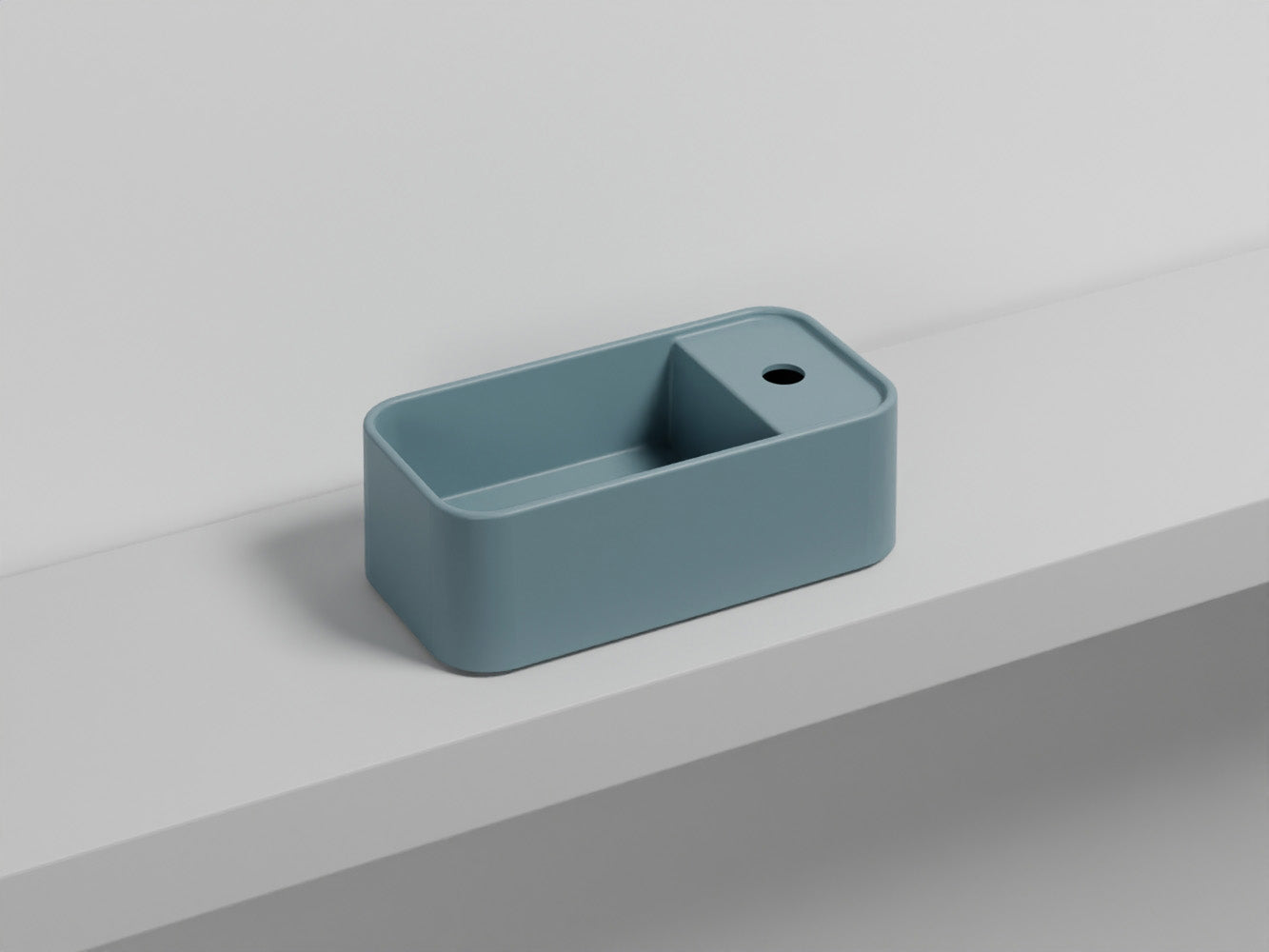# LES PETITES RETTANGOLARE MONOFORO - CIELO lavandino compatto per bagno stretto