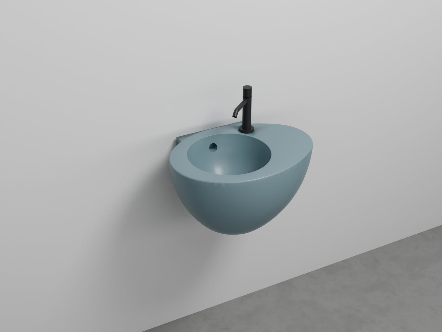 # LAVABO SOSPESO CON TROPPOPIENO LE GIARE 56Cm - CIELO sanitari per bagno in ceramica di alta qualità Made in Italy