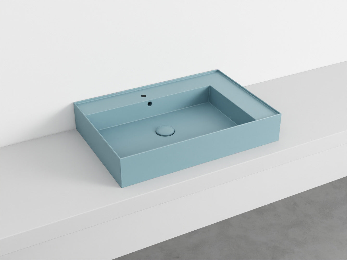 # LAVABO RETTANGOLARE da APPOGGIO 70 ENJOY - CIELO lavandino da appoggio per bagno