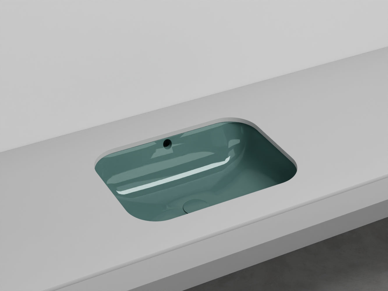 # LAVABO RETTANGOLARE SOTTOPIANO ENJOY - CIELO lavandino sottopiano resistente e duraturo per bagno