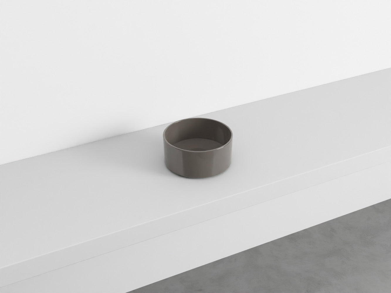 # LAVABO TONDO DA APPOGGIO MINIMO - CIELO lavandino in ceramica da appoggio per bagno
