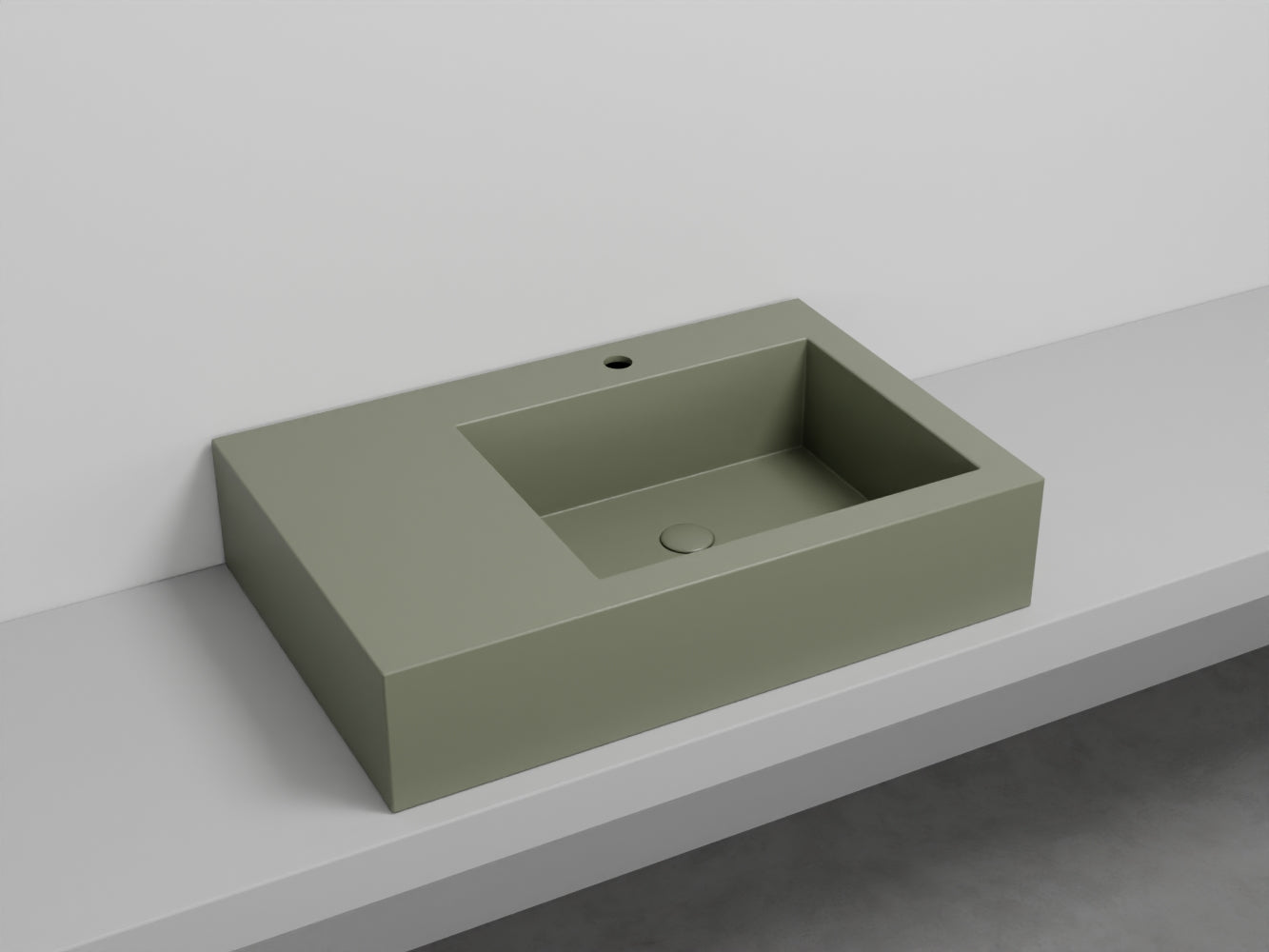 # LAVABO NARCISO MINI DESTRO - CIELO lavandino in ceramica dal design raffinato e funzionale