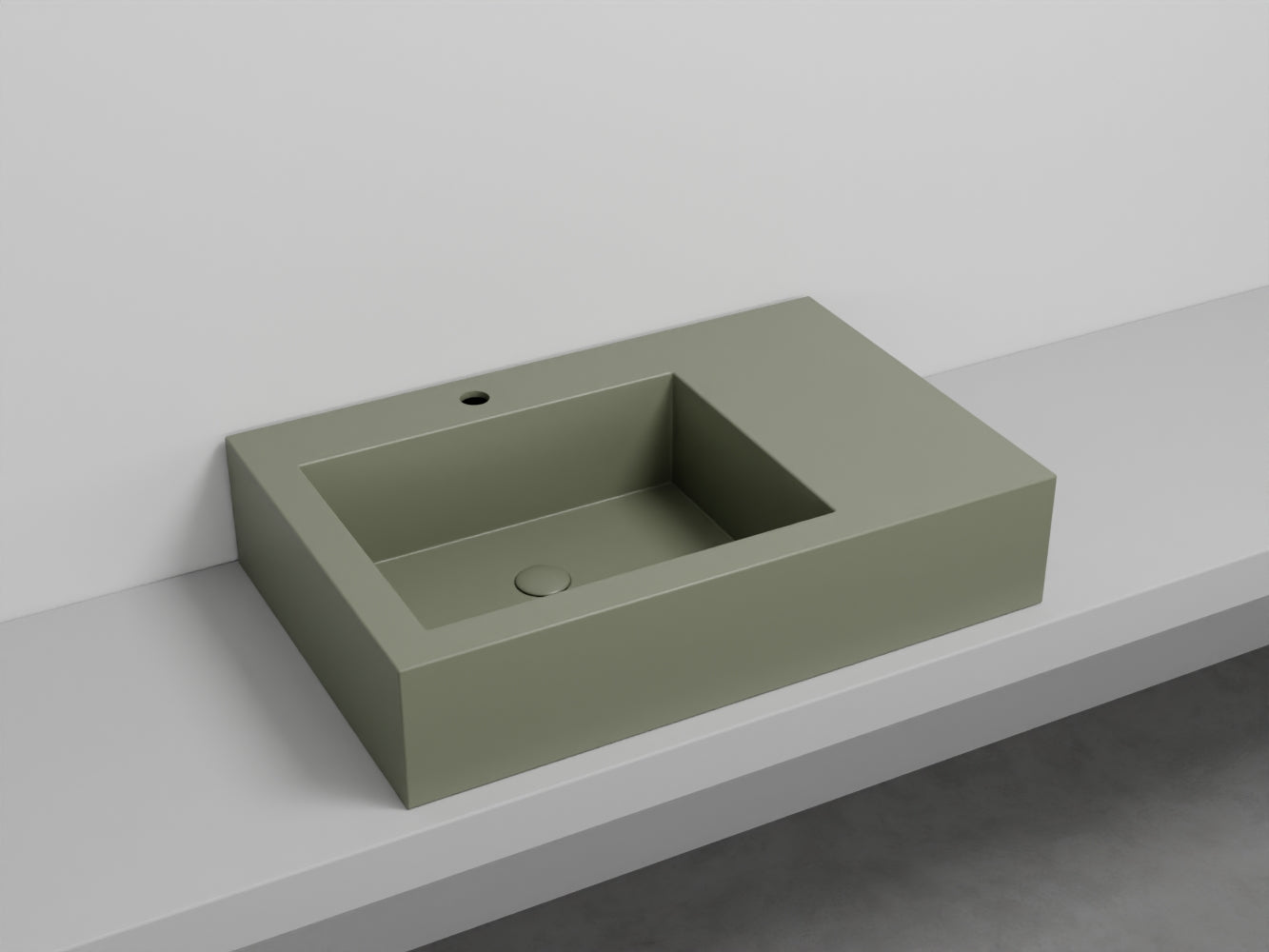 # LAVABO NARCISO MINI SINISTRO - CIELO lavandino in ceramica dal design raffinato e funzionale