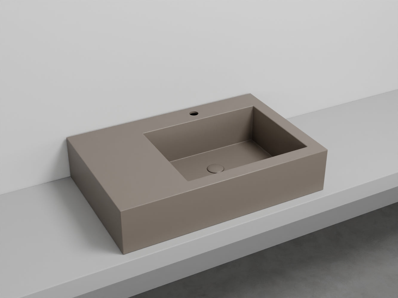 # LAVABO NARCISO MINI DESTRO - CIELO lavandino in ceramica dal design raffinato e funzionale