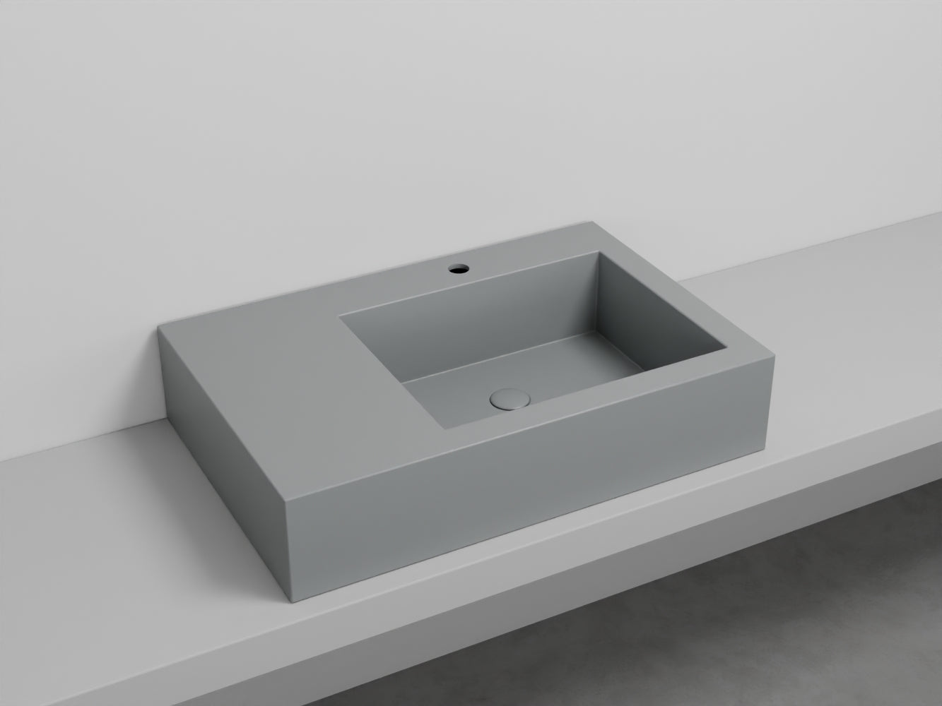 # LAVABO NARCISO MINI DESTRO - CIELO lavandino in ceramica dal design raffinato e funzionale