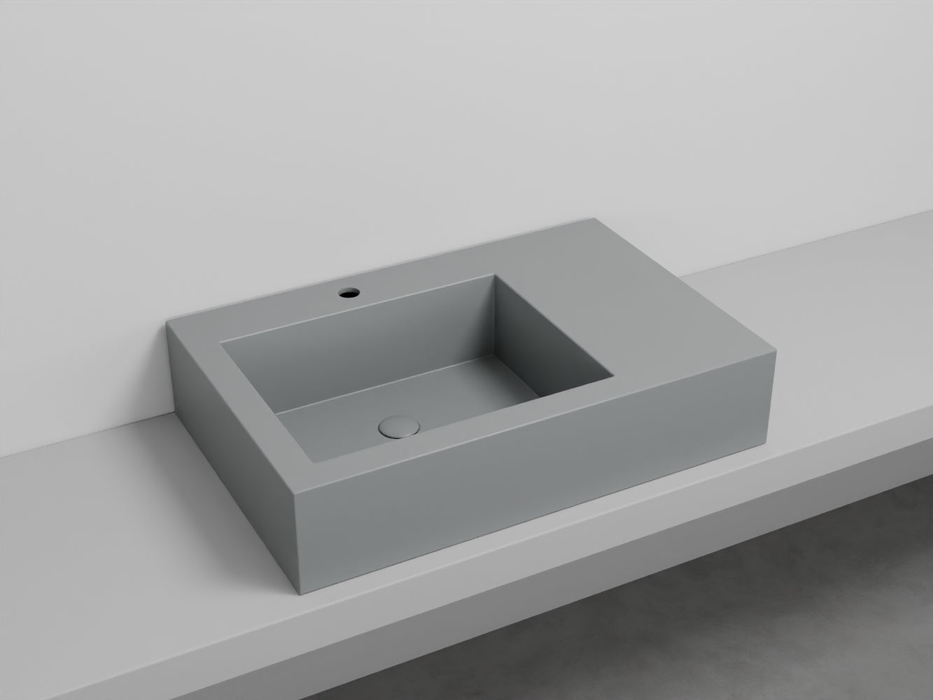 # LAVABO NARCISO MINI SINISTRO - CIELO lavandino in ceramica dal design raffinato e funzionale