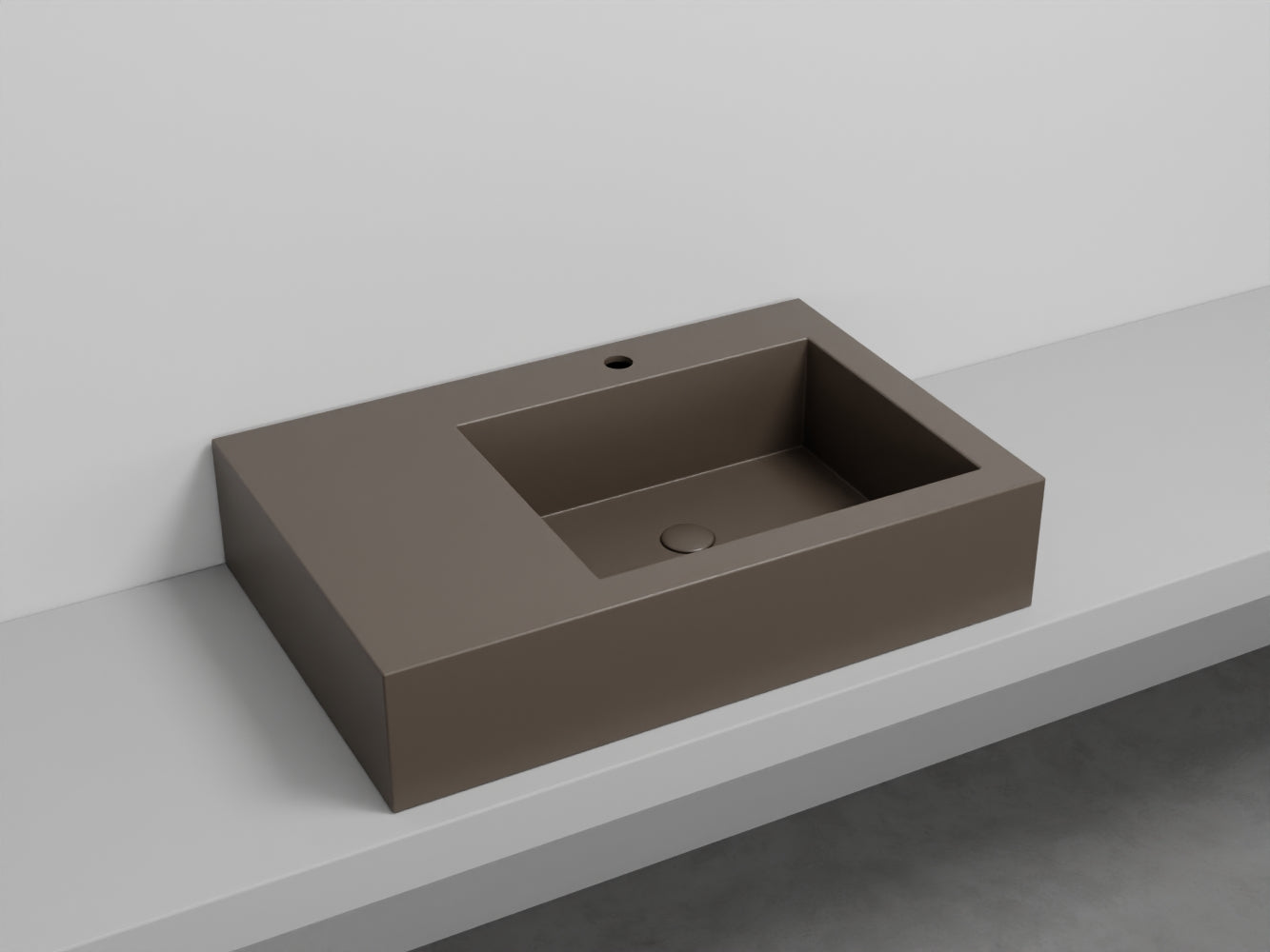 # LAVABO NARCISO MINI DESTRO - CIELO lavandino in ceramica dal design raffinato e funzionale