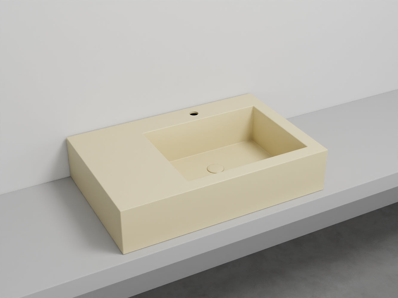 # LAVABO NARCISO MINI DESTRO - CIELO lavandino in ceramica dal design raffinato e funzionale