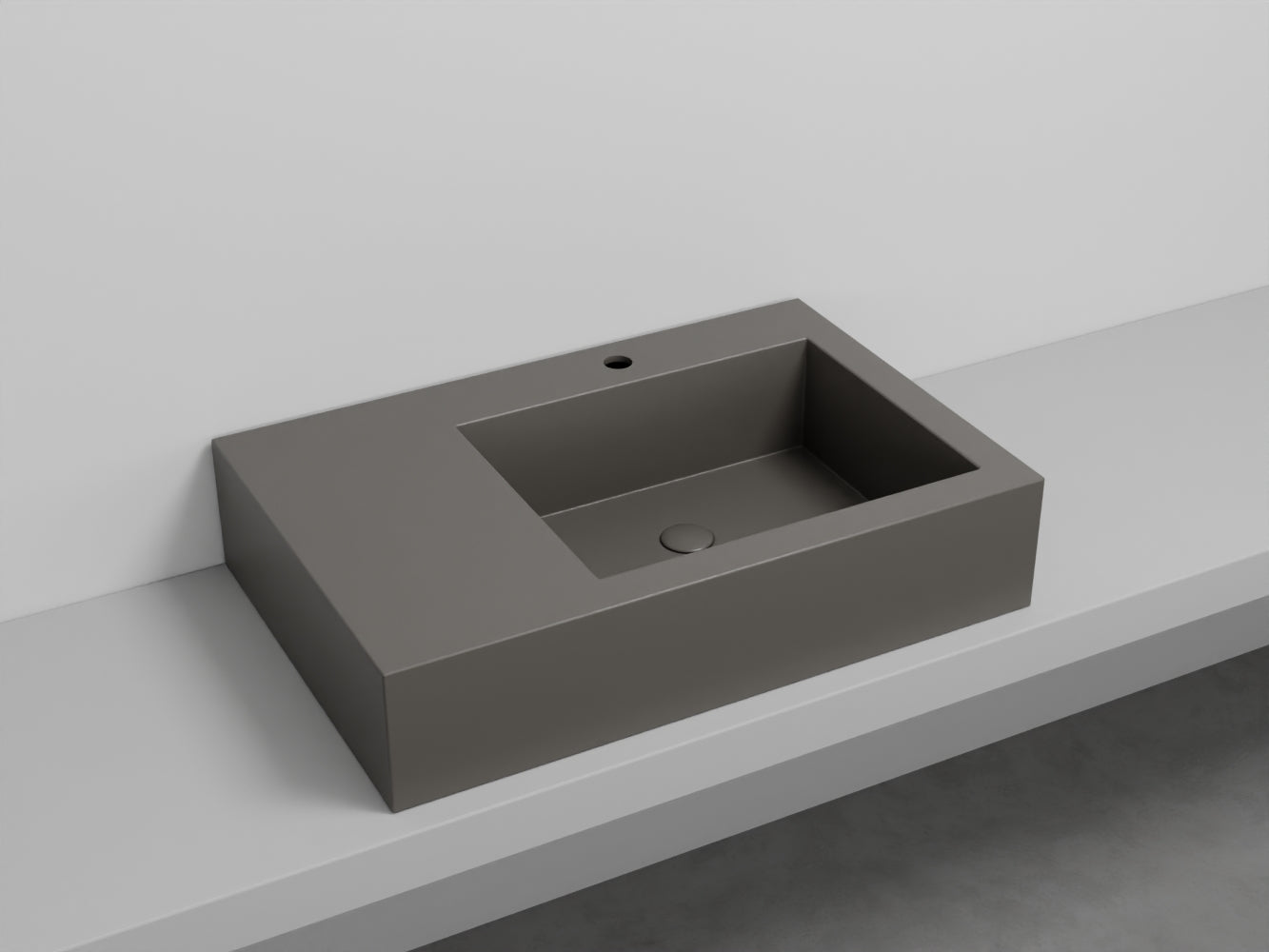 # LAVABO NARCISO MINI DESTRO - CIELO lavandino in ceramica dal design raffinato e funzionale