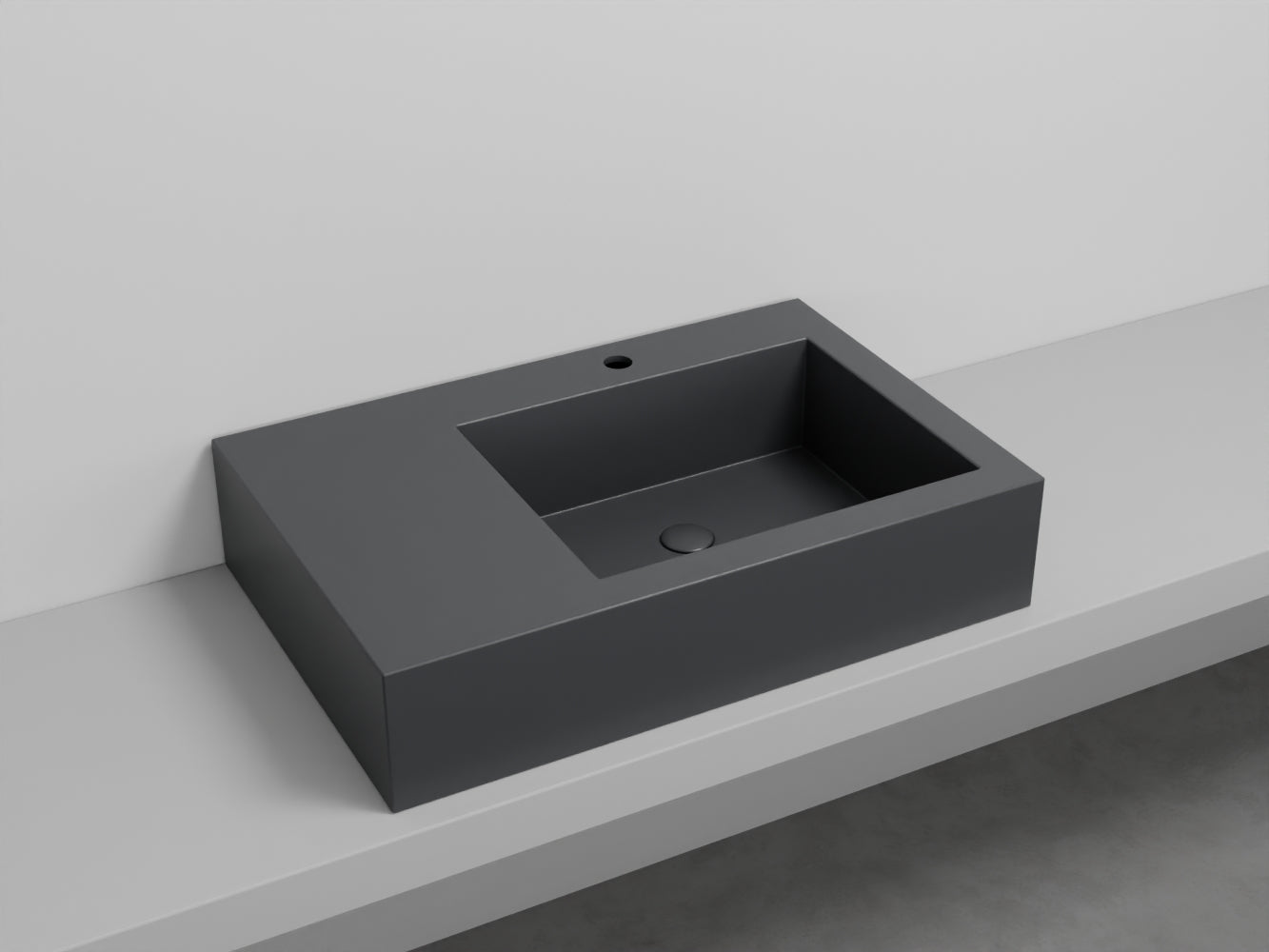 # LAVABO NARCISO MINI DESTRO - CIELO lavandino in ceramica dal design raffinato e funzionale