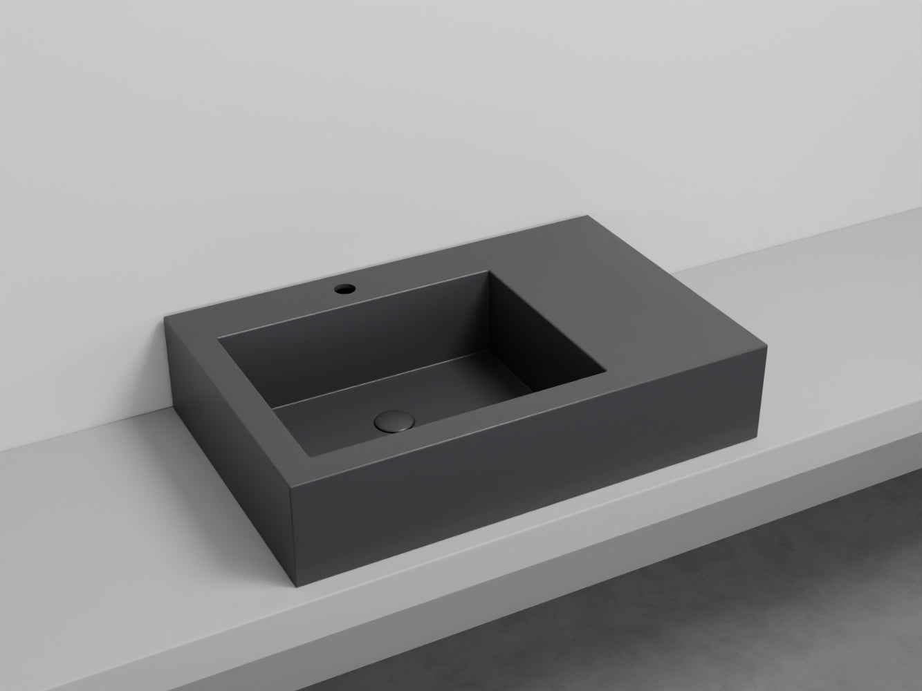 # LAVABO NARCISO MINI SINISTRO - CIELO lavandino in ceramica dal design raffinato e funzionale