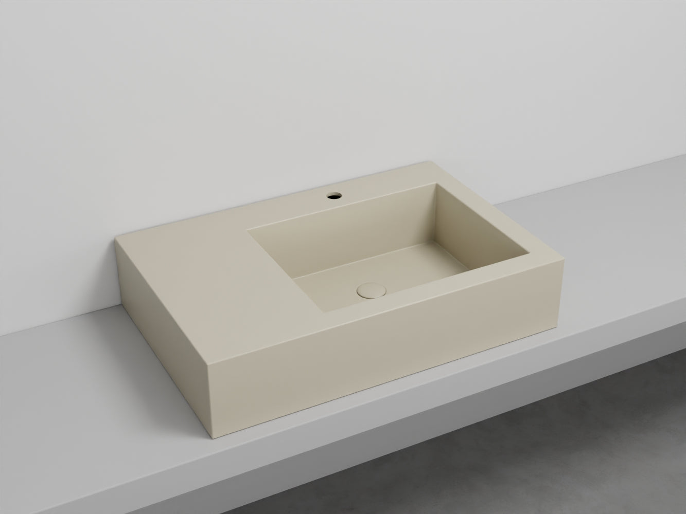 # LAVABO NARCISO MINI DESTRO - CIELO lavandino in ceramica dal design raffinato e funzionale