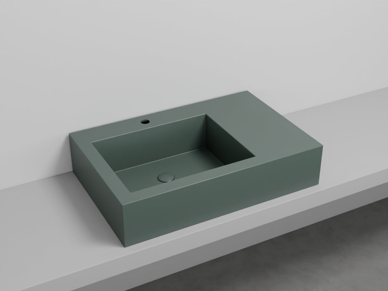 # LAVABO NARCISO MINI SINISTRO - CIELO lavandino in ceramica dal design raffinato e funzionale