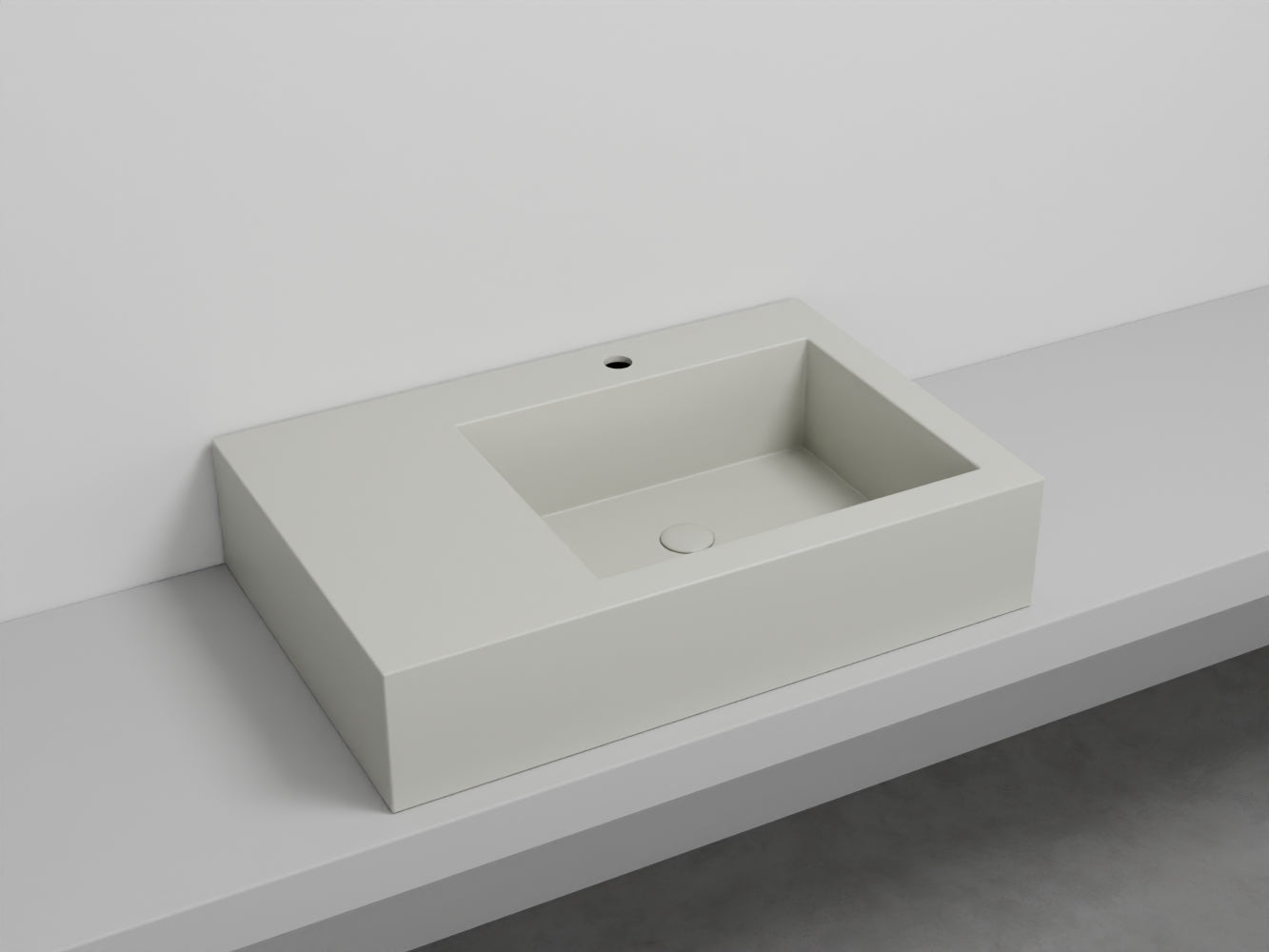 # LAVABO NARCISO MINI DESTRO - CIELO lavandino in ceramica dal design raffinato e funzionale