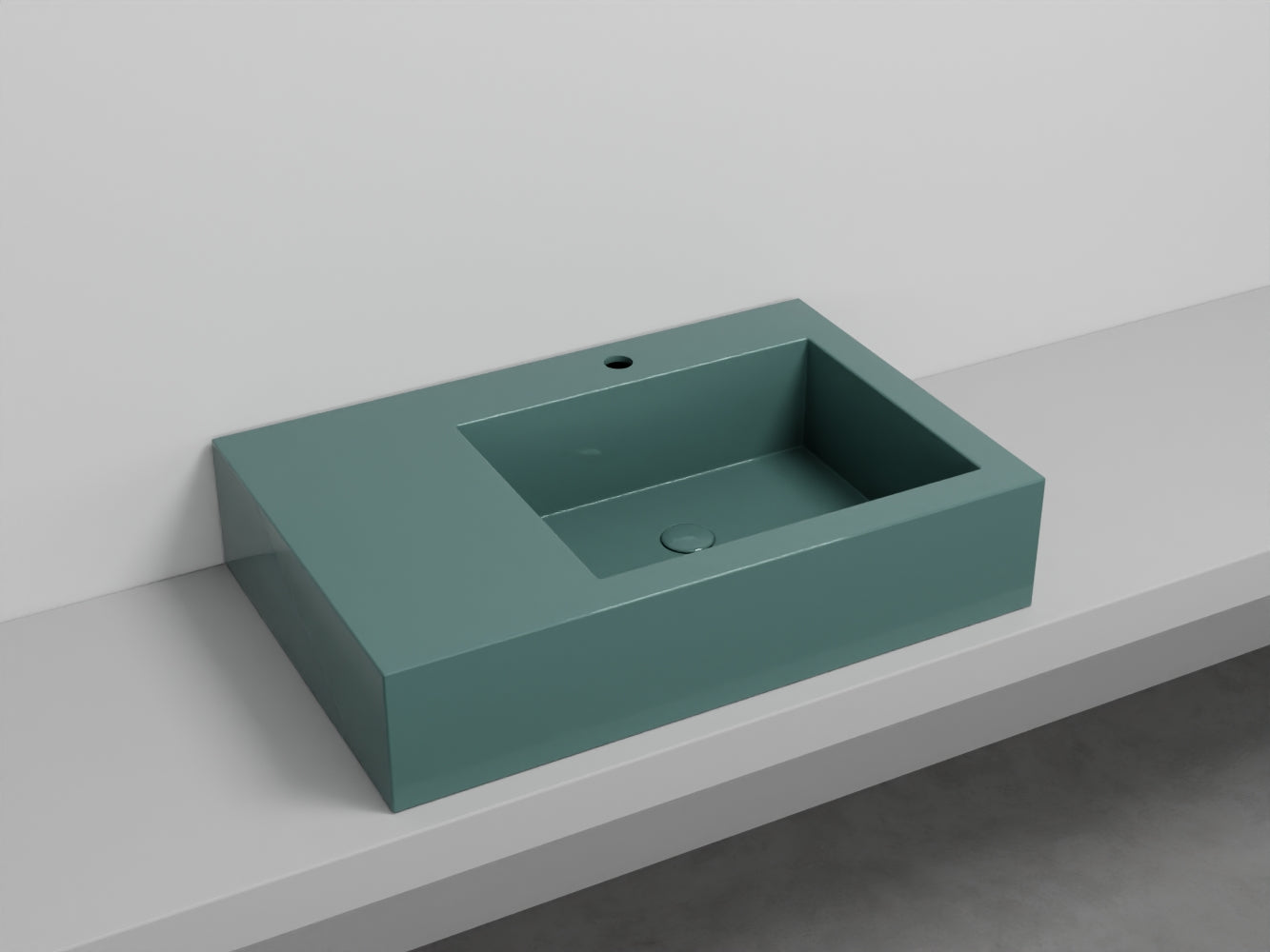 # LAVABO NARCISO MINI DESTRO - CIELO lavandino in ceramica dal design raffinato e funzionale