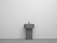 # LAVABO OVALE CON COLONNA LISCIA OTIS - CIELO design essenziale e raffinato per l’arredo bagno moderno