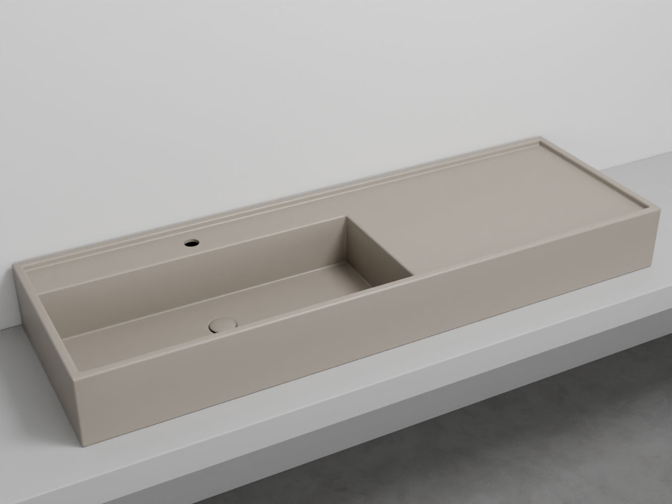 # LAVABO PLINIO 140Cm in ceramica - CIELO ideale per un arredamento bagno di lusso e moderno