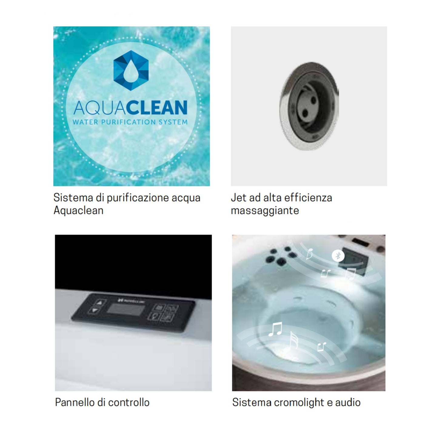 # MINIPISCINA IDROMASSAGGIO da esterno DIVINA R SPA - NOVELLINI la tua home SPA personale