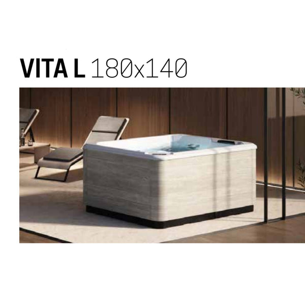 # MINIPISCINA IDROMASSAGGIO VITA L SPA - NOVELLINI Vasca per Home SPA da esterno
