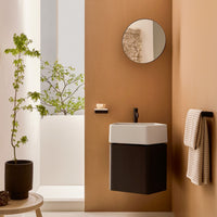 # MOBILE KANTO CON LAVABO con TROPPOPIENO da 50cm - CIELO salvaspazio elegante e finiture personalizzabili Made in Italy