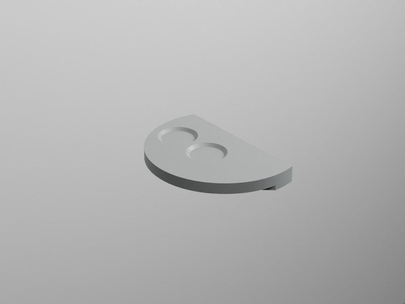 # MENSOLA SEMICERCHIO OTIS in ceramica - CIELO elegante complemento d’arredo per il bagno dal design curvo moderno