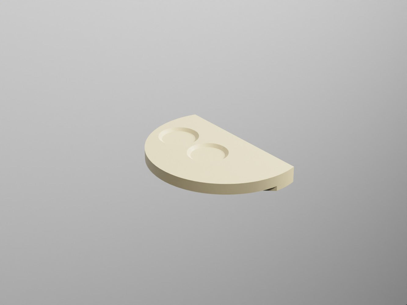 # MENSOLA SEMICERCHIO OTIS in ceramica - CIELO elegante complemento d’arredo per il bagno dal design curvo moderno