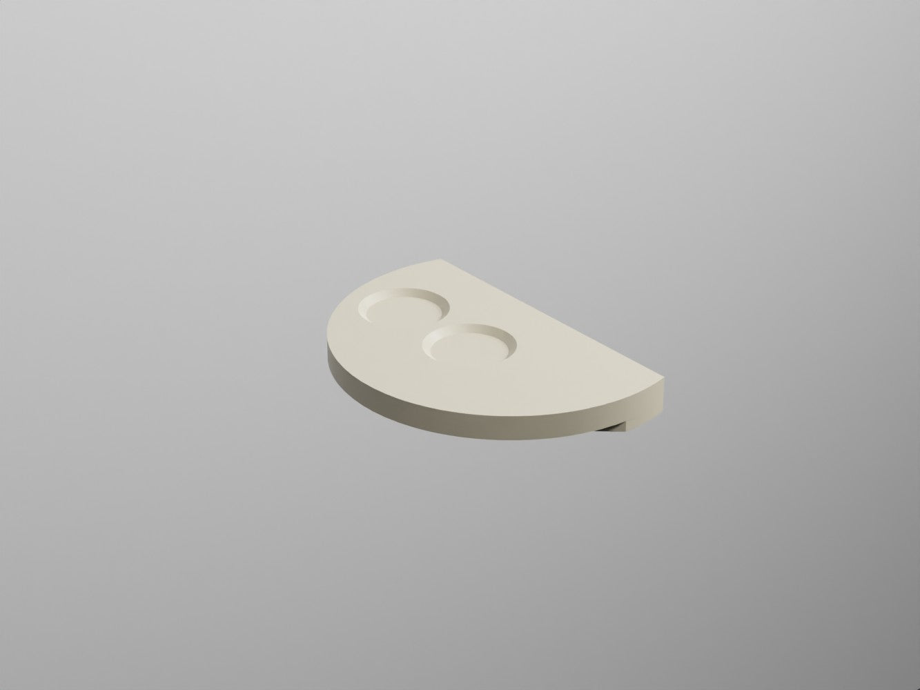 # MENSOLA SEMICERCHIO OTIS in ceramica - CIELO elegante complemento d’arredo per il bagno dal design curvo moderno