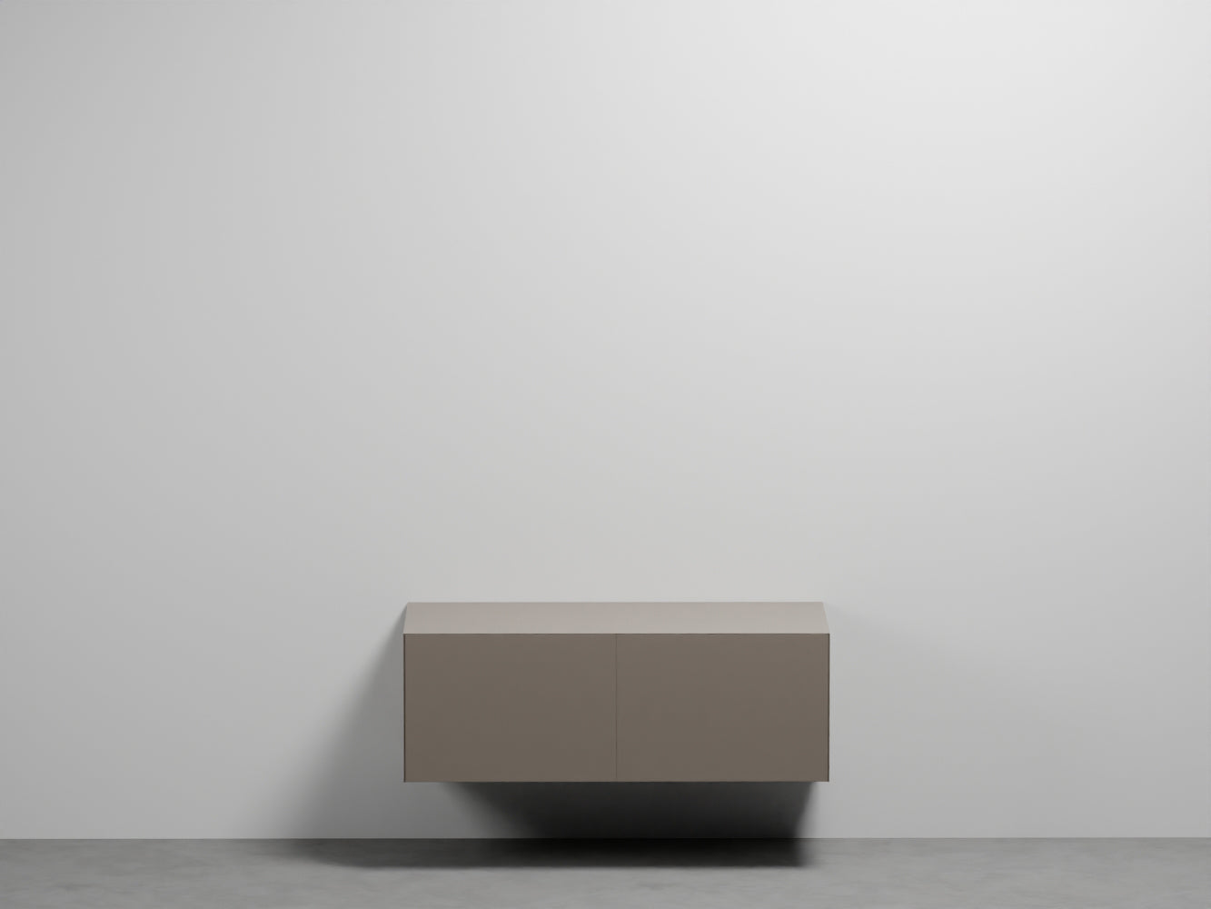 # MOBILE SOSPESO DELFO 113 con FRONTALE CASSETTI LISCIO SENZA FORI - CIELO per bagno